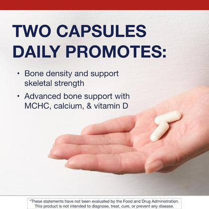 Metagenics Bone Builder Plus – MCHC Supplement for Bone Health with Vitamin D3, Calcium and Phosphorus – 90 Capsules