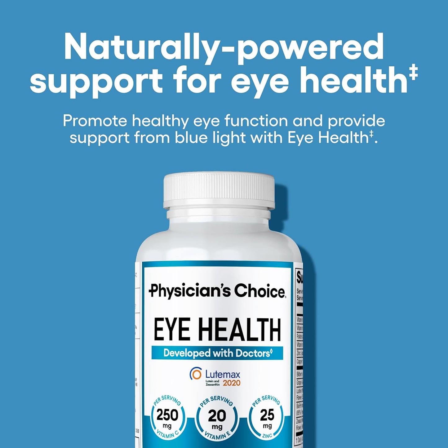 Physician's Choice Eye Health – Lutein, Zeaxanthin and Bilberry Extract - görsel 2