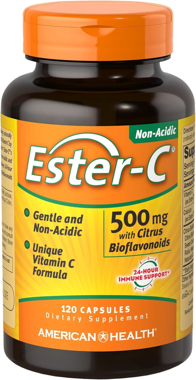 Ester-Vitamin C with Citrus Bioflavonoids 500mg 120 Capsules - görsel 1
