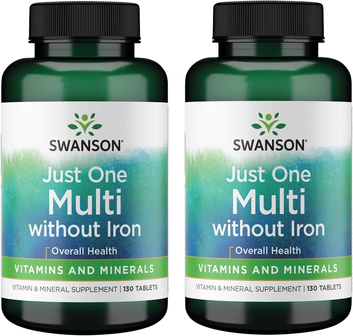 Swanson Century Formula Multivitamin Without Iron - 130 Tablets - görsel 1