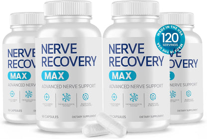 Non-GM Advanced Nerve Support Supplement with Vitamin D3 and Alpha Lipoic Acid - 60-Day Supply (2 Bottles)