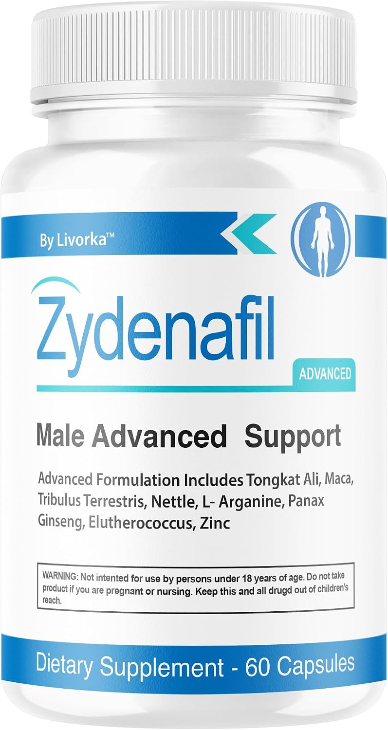 Zydenafil, Zydenafil Capsules for Men, Zydenafil Men's Advanced Formula, Zydenafil All Natural Supplement, Zydenafil Advanced Formula, 60 Capsules for 1 Month - görsel 1