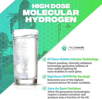 Essential H2 Fizzy Molecular Hydrogen Tablets – Unflavoured, 60 Servings