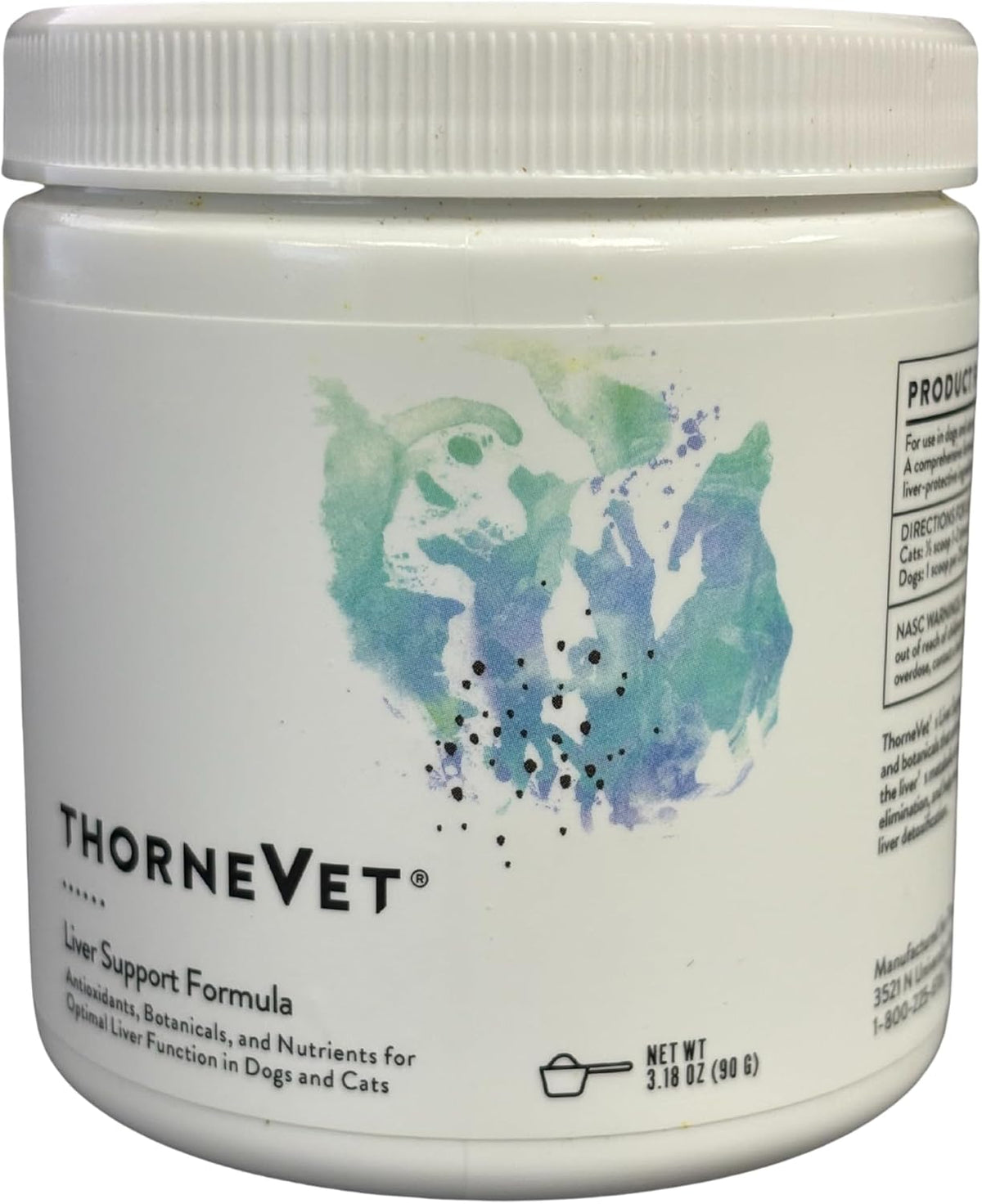 ThorneVET Liver Support Powder – Liver Support for Small Animals: Dogs & Cats, 90 Scoops - görsel 1