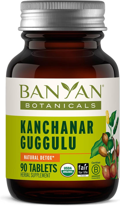 Banyan Botanicals Kanchanar Guggulu Tablets – Organic Lymphatic Supplement – 90 Tablets