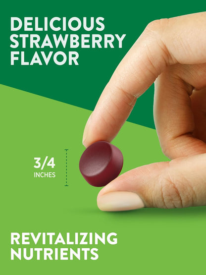 Nature's Truth Vitamin D3 and B12 Gummies for Adults, 60 Gummies, Strawberry Flavour, Vegetarian, Non-GM & Gluten-free