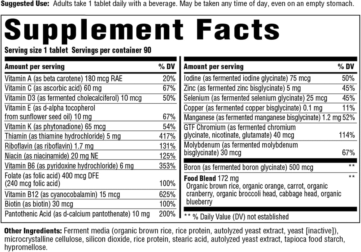 INNATE Response Formulae One Daily Multivitamin - Iron Free, for Men and Women, 60 Tablets - görsel 2
