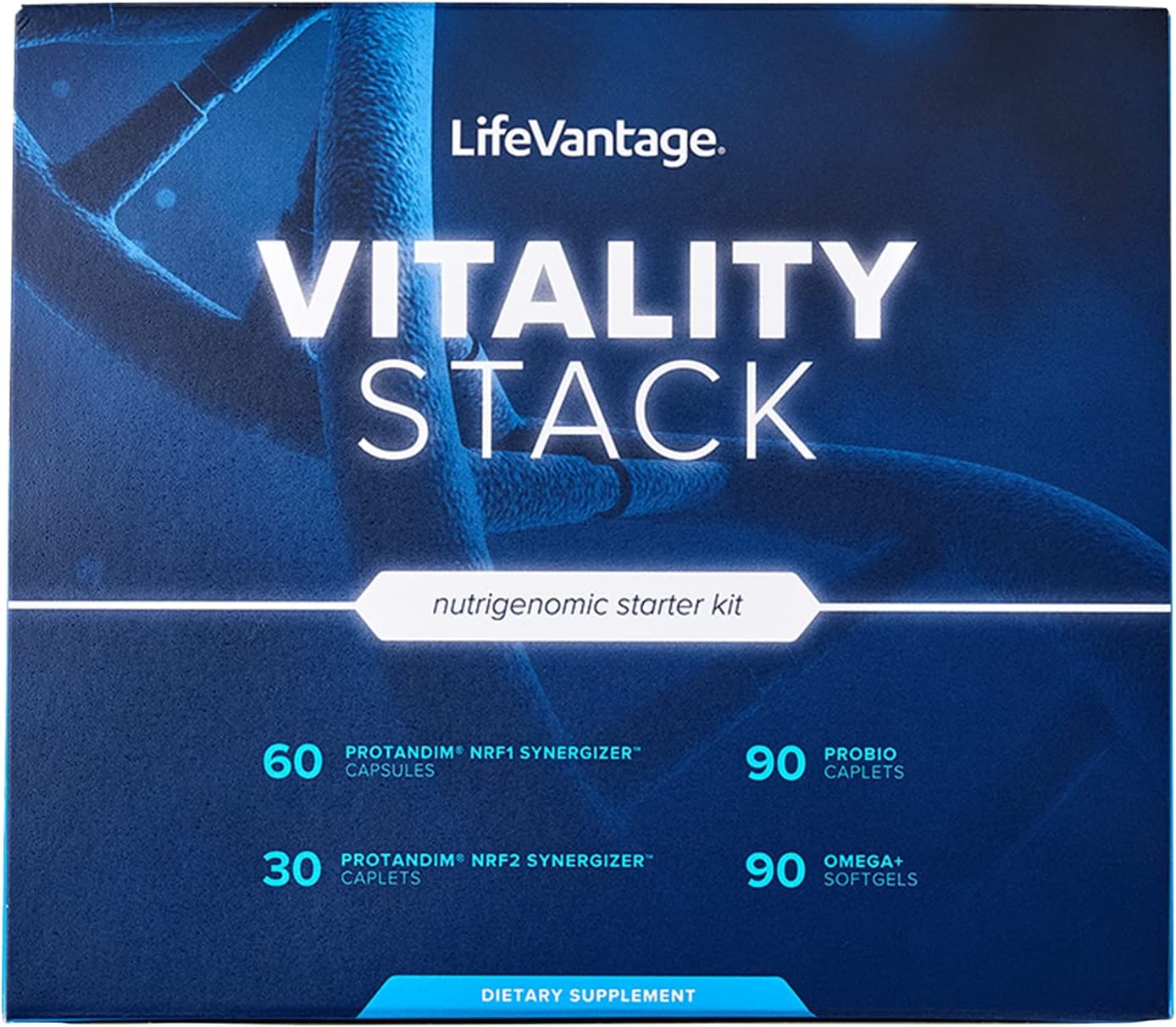 LifeVantage Vitality Stack Travel Kit – Protandim NRF1 + NRF2 Synergiser + Probio and Omega - görsel 1