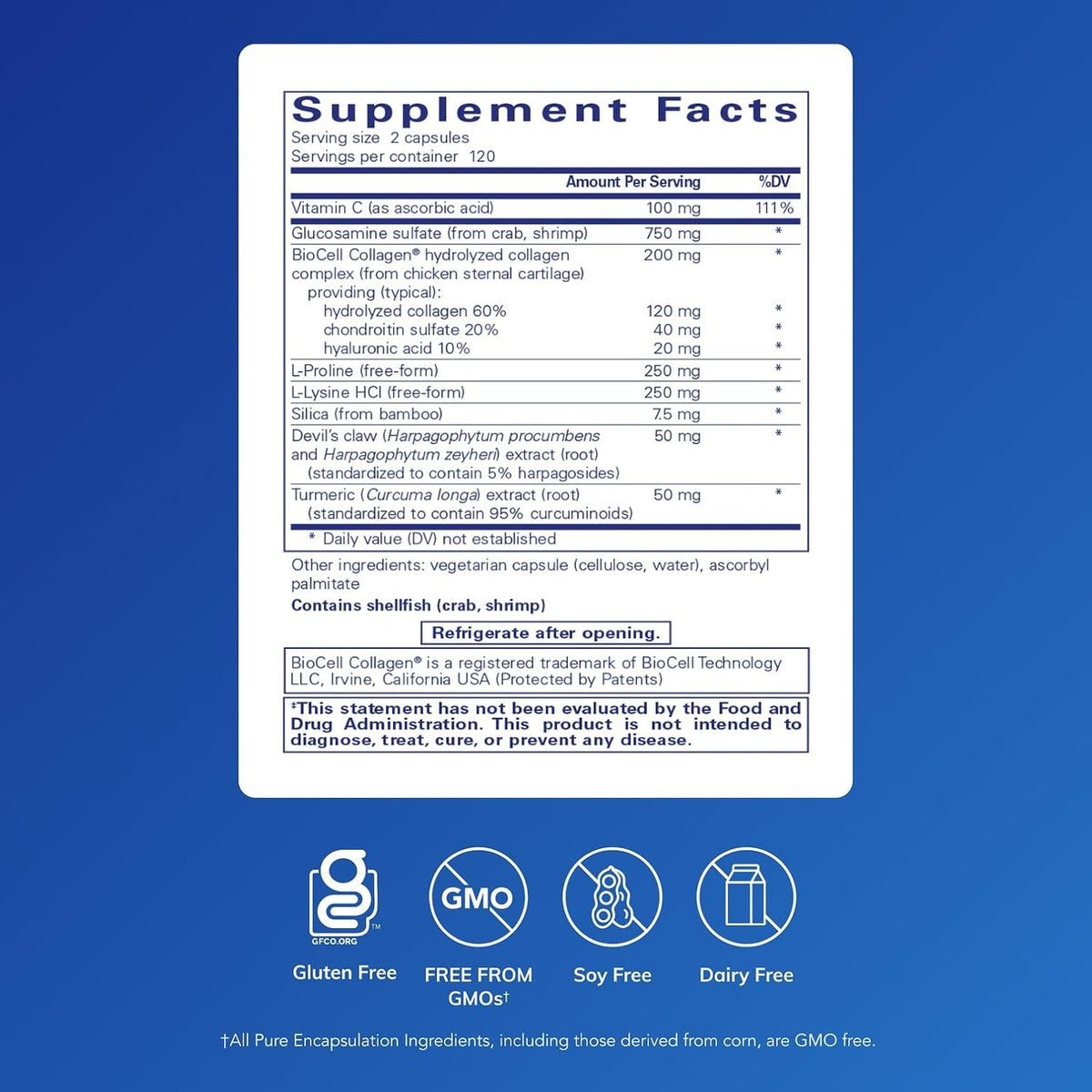 Pure Encapsulations Ligament Restore - Dietary Supplement for Tendons, Ligaments, and Joints - 240 Capsules - görsel 2