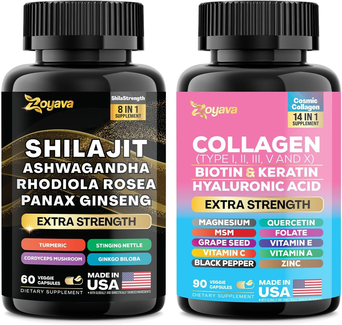 Wellness Duo – Shilajit & Collagen Supplement Bundle - görsel 2