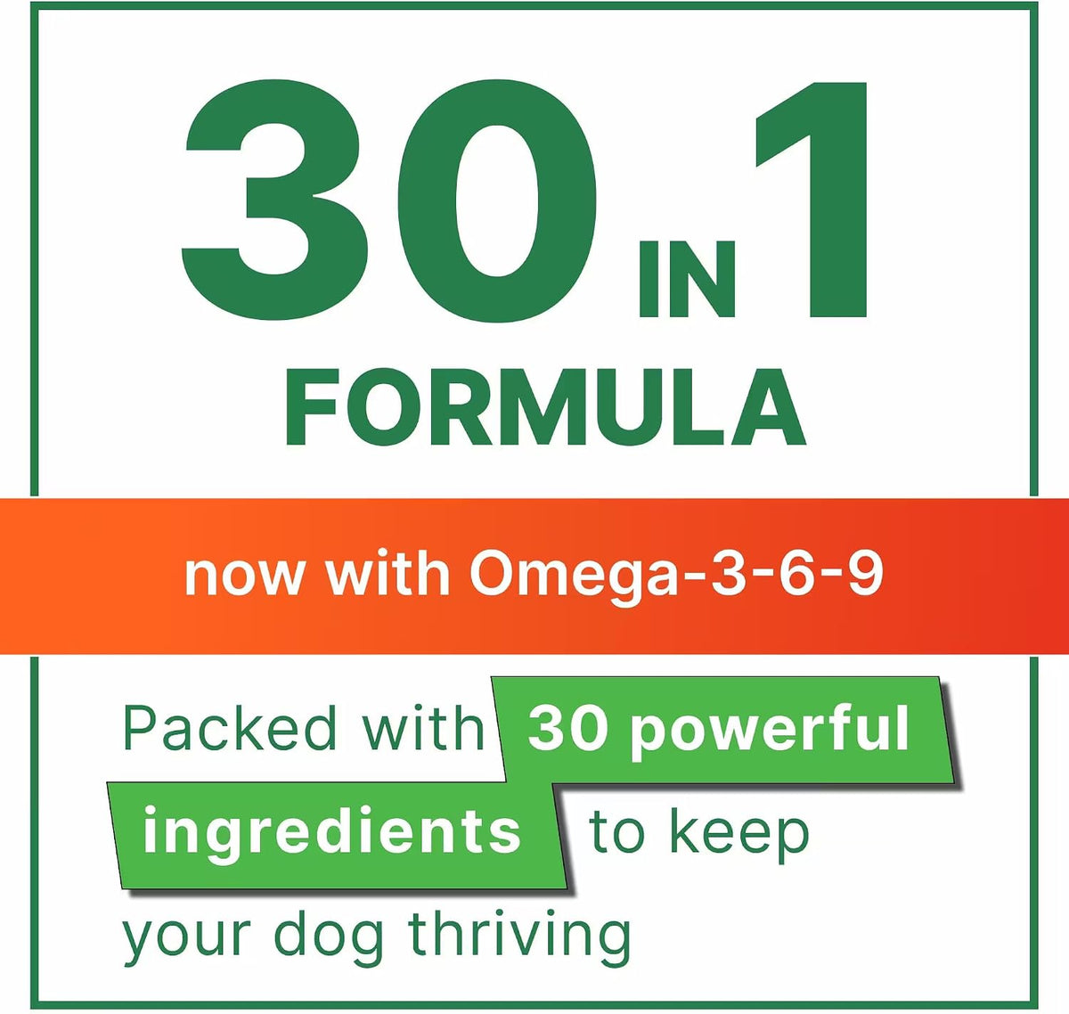 Vitamins for Dogs - 4 in 1 Complex with Omega, Glucosamine, Probiotics and Vitamins - 100 ct - Fish - görsel 2