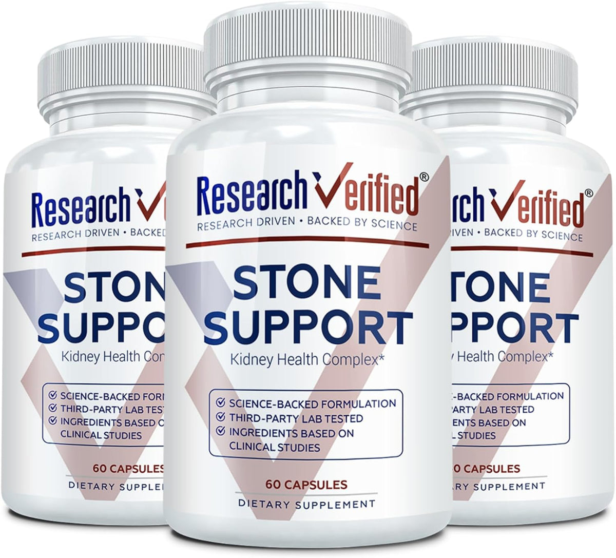 Research Verified Stone Support - Optimal Urinary Health Support with Chanca Piedra, Crataeva Nurvala, BioPerine - Vegan - 60 Capsules - görsel 10