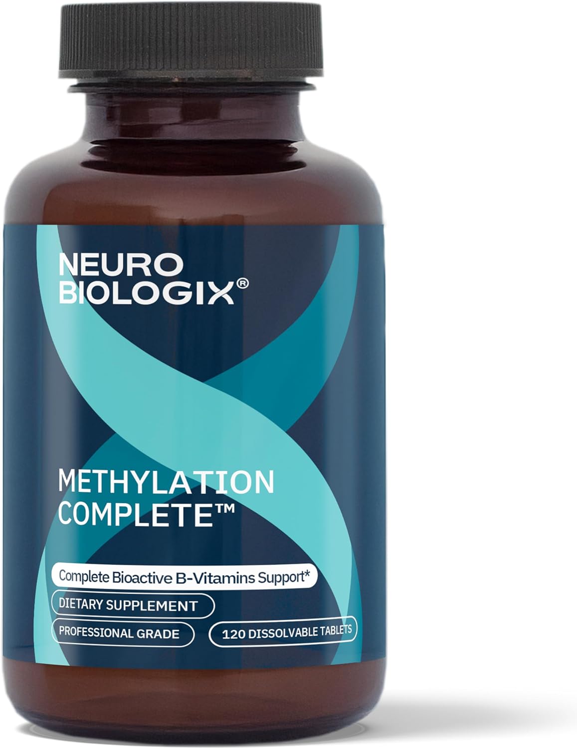 Neurobiologix Methylation Complete – Methylated B Complex with Methylfolate, Vitamin B12 & B6 – 120 Chewable Tablets - görsel 1