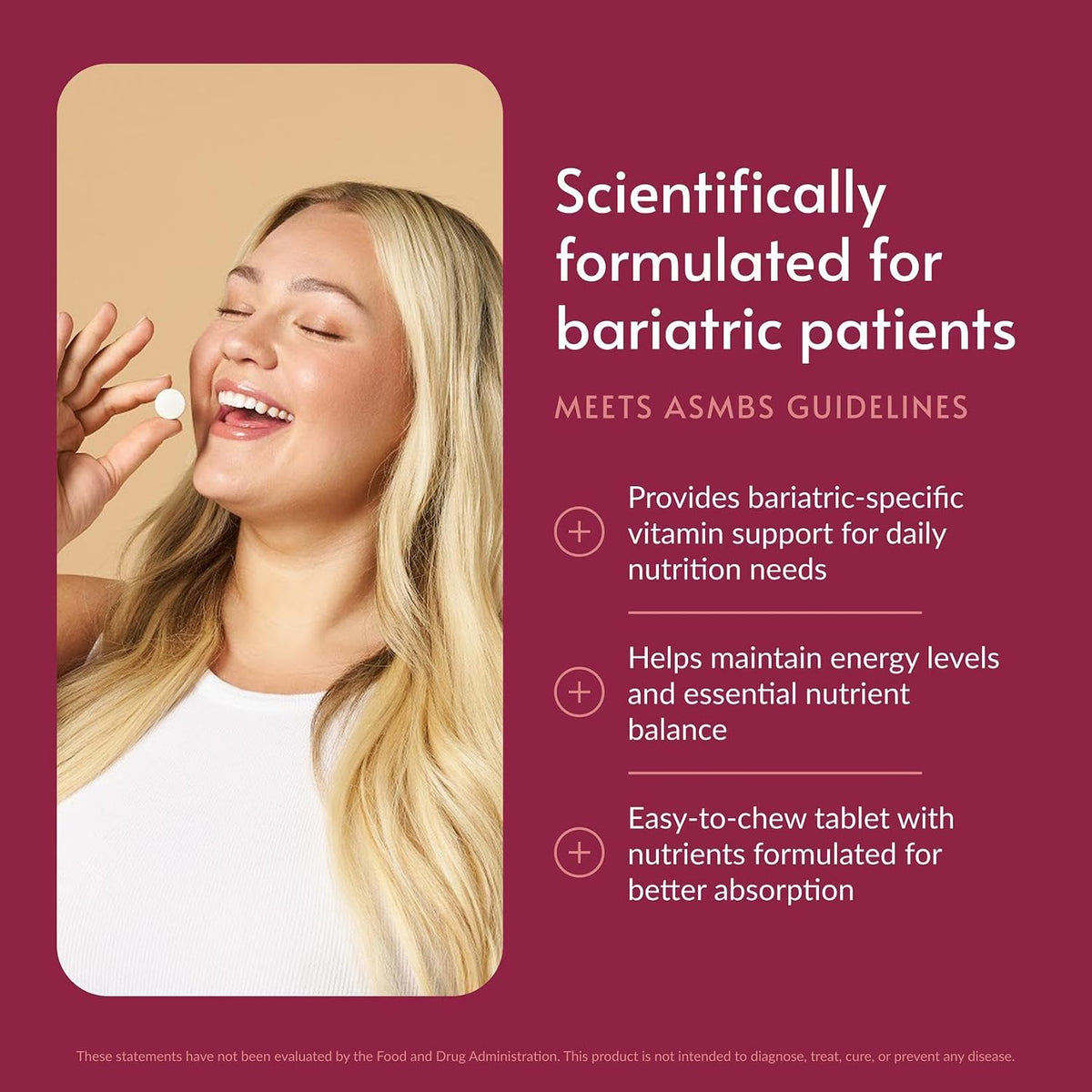 Bariatric Advantage Chewable Ultra Solo Without Iron – Once‑Per‑Day Multivitamin for Bariatric Surgery Patients - görsel 2