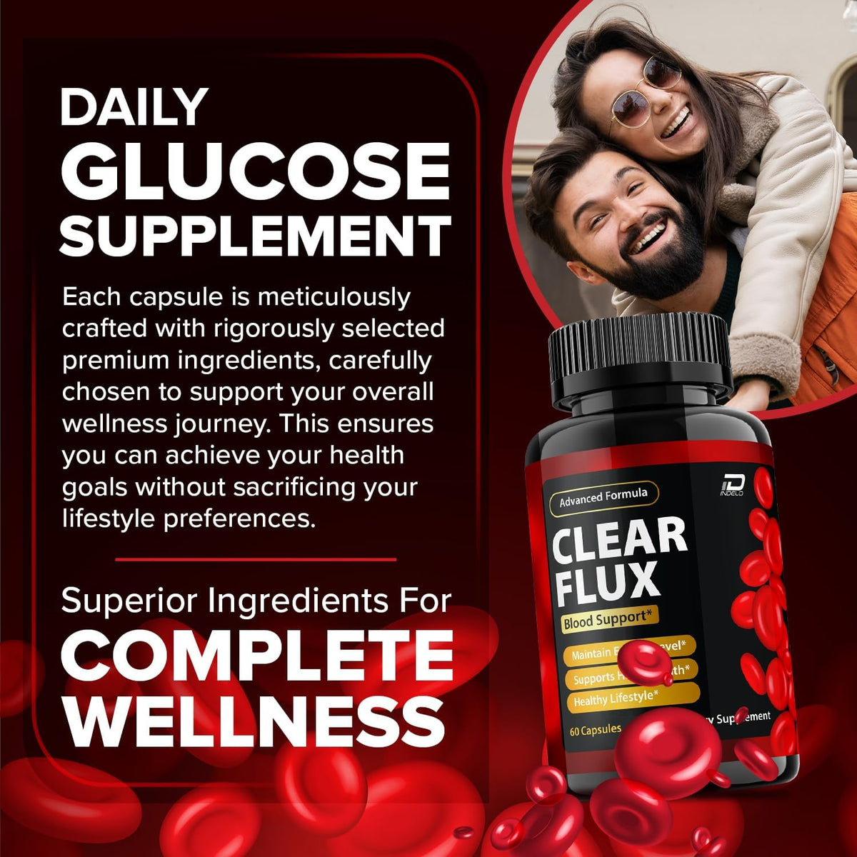 Clear Flux Capsules - ClearFlux Advanced Supplement, All-Natural Formula (3 Pack - 180 Capsules) - görsel 2