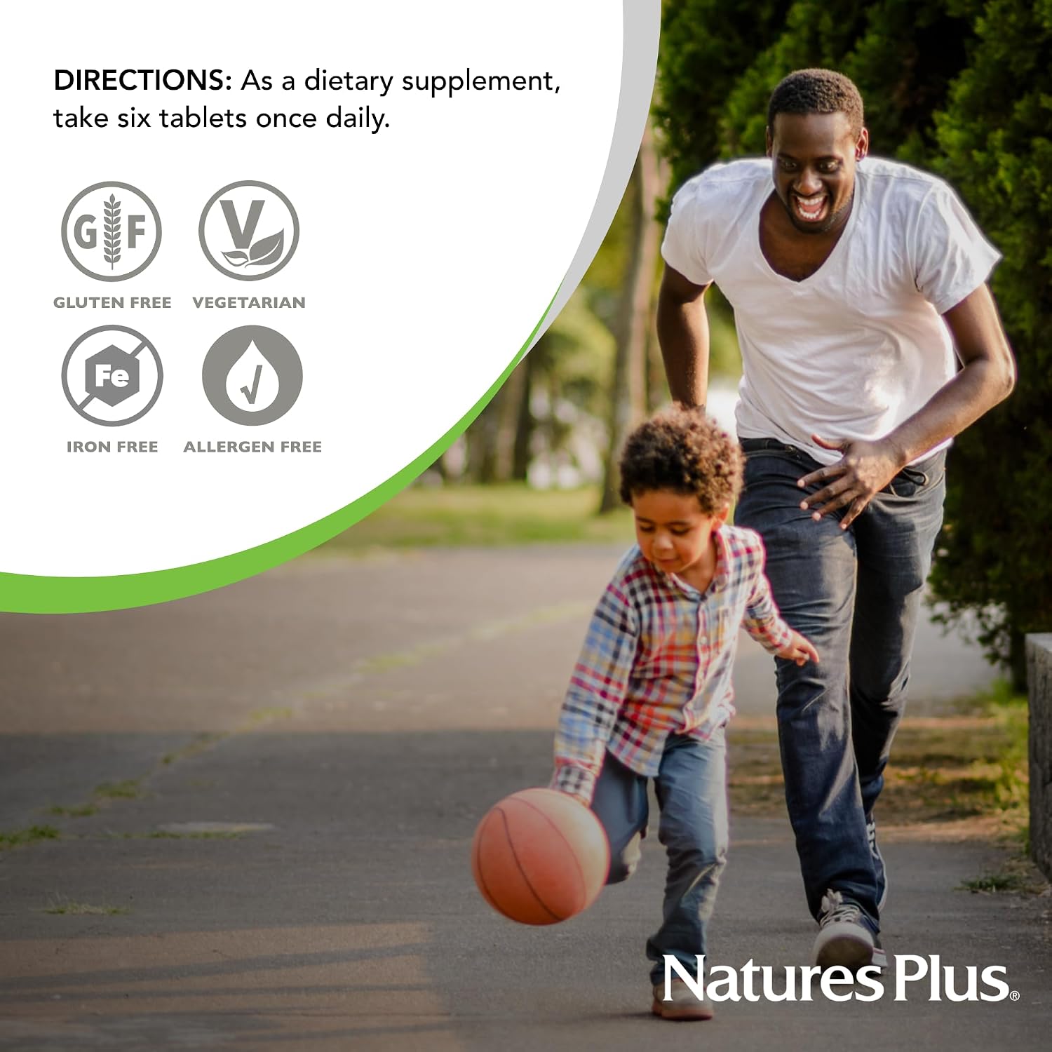 NaturesPlus Source of Life No Iron - 90 Mini-Tabs - Multivitamin and Mineral Supplement - görsel 6
