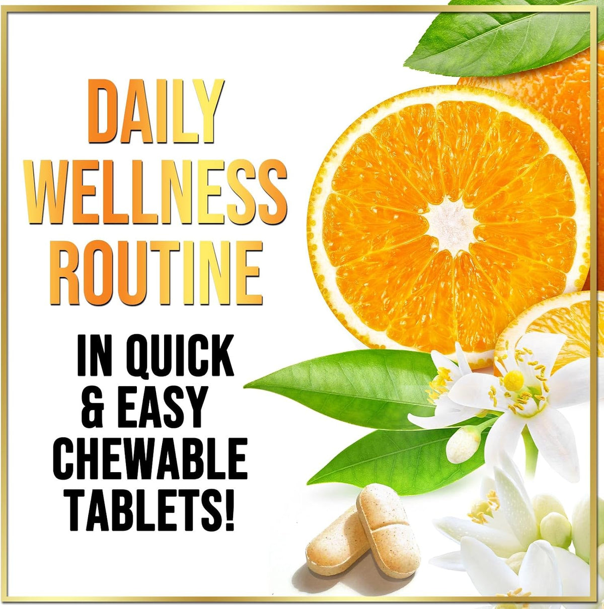 Hello Lovely! Vitamin C 1000mg Chewable Tablets with Rose Hips & Bioflavonoids - görsel 7