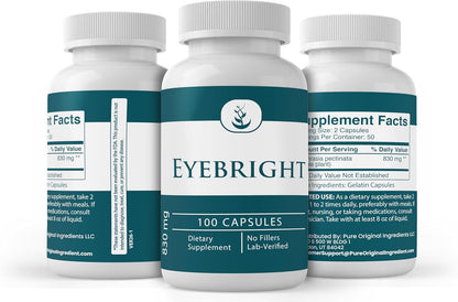 Pure Original Ingredients Eyebright, (100 Capsules) Always Pure, No Additives Or Fillers, Lab Verified