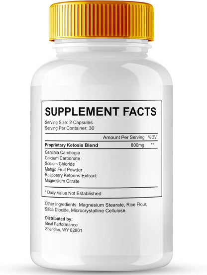 IDEAL PERFORMANCE Leptozan Capsules – Official Supplement, Premium All-Natural Formula for Overall Health (60 Capsules)