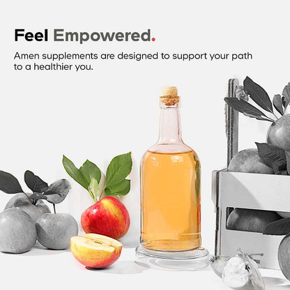 Amen Vitamin C+ Supplement with Zinc, Bioflavonoids, Quercetin, Rose Hips, Elderberry – Vegan, Non-GMO – 2-Month Supply (120 Capsules)