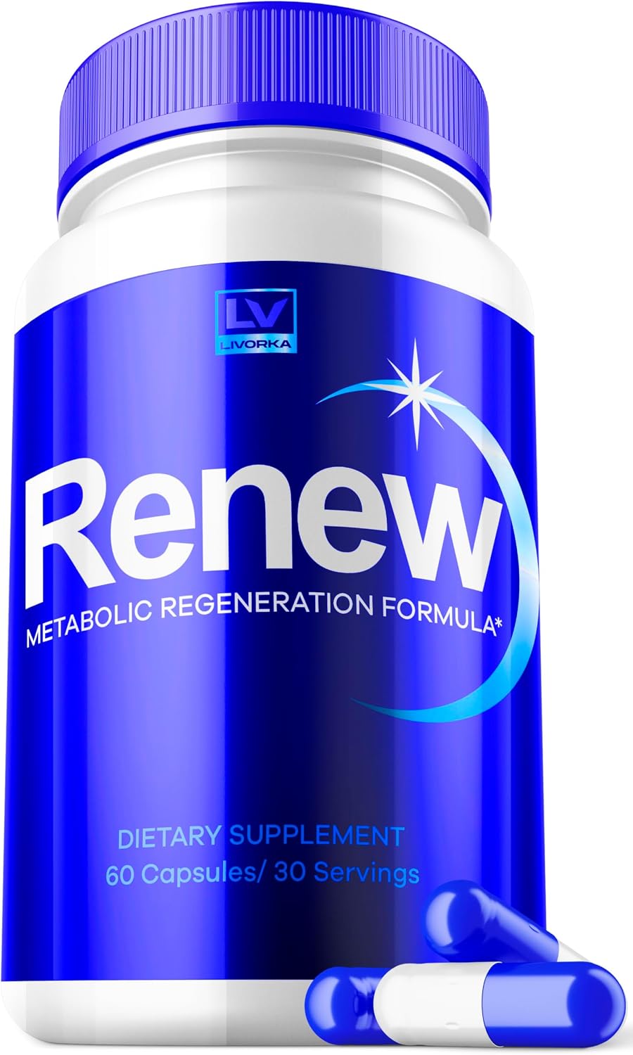 Renew Capsules - Daily Food Supplement, 60 Capsules - görsel 1