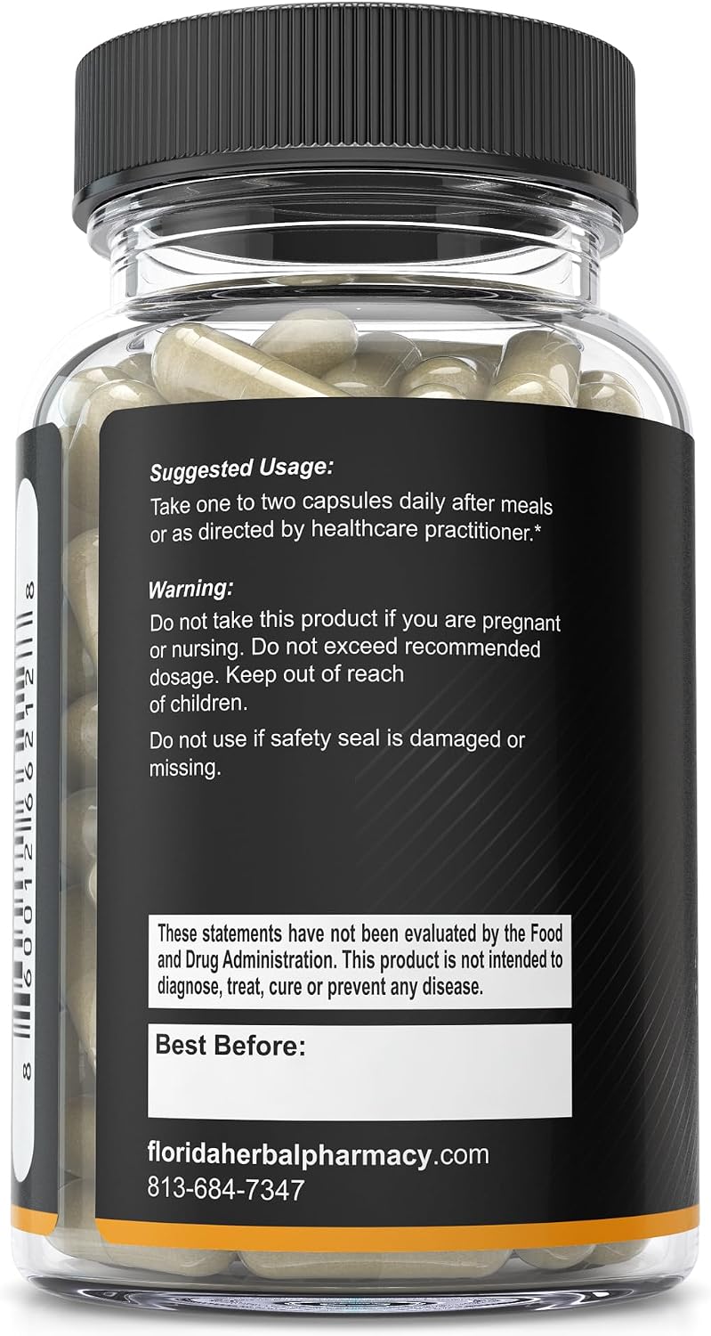Florida Herbal Pharmacy Apricot Extract Capsules 20:1 (120 Capsules) 500 mg per Capsule, 1000 mg per Serving - görsel 2