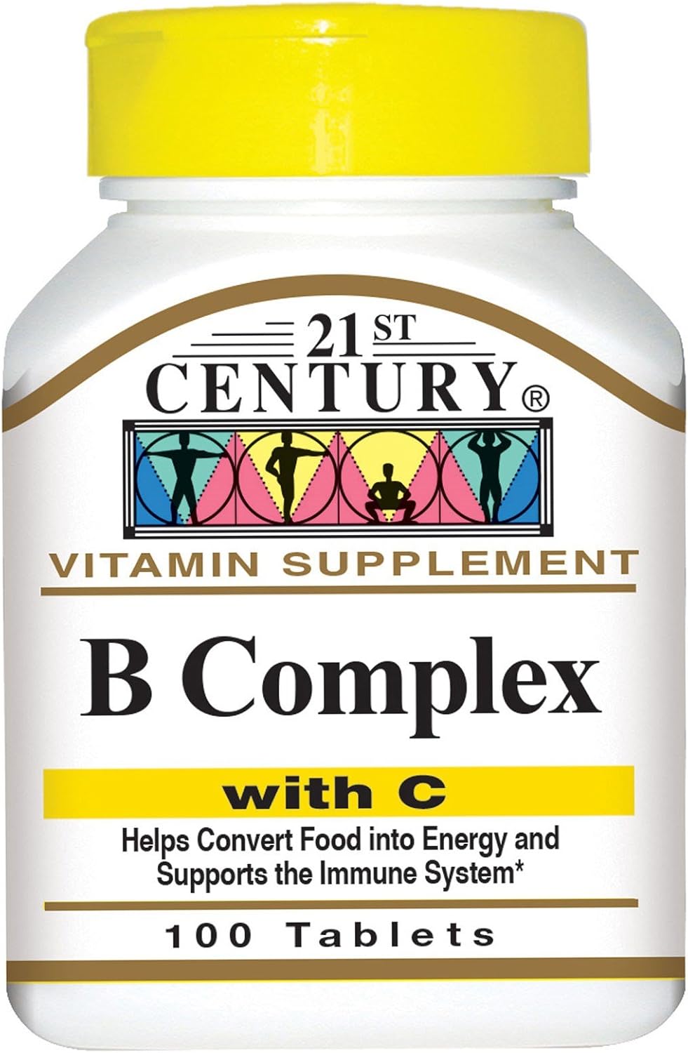 21st Century B Complex with C, 100 Tablets (2-Pack) - görsel 1