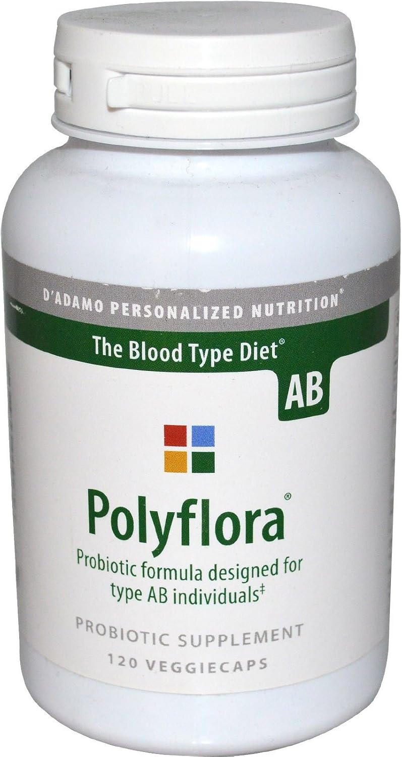 D'Adamo Personalised Nutrition - Polyflora Ab 120 Vegan Capsules - görsel 1