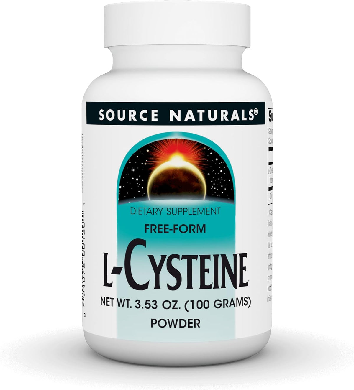 Source Naturals L-Cysteine Free-Form Powder - 100 Grams - görsel 1