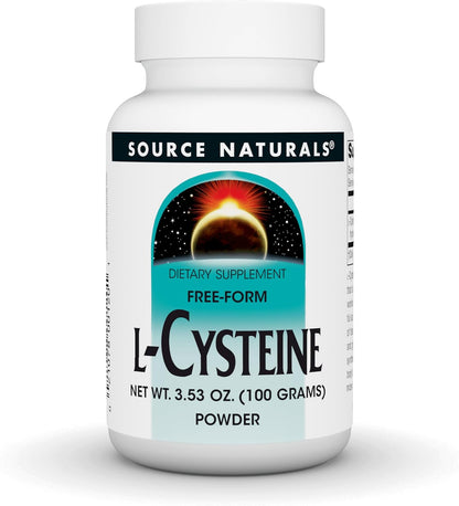 Source Naturals L-Cysteine Free-Form Powder - 100 Grams