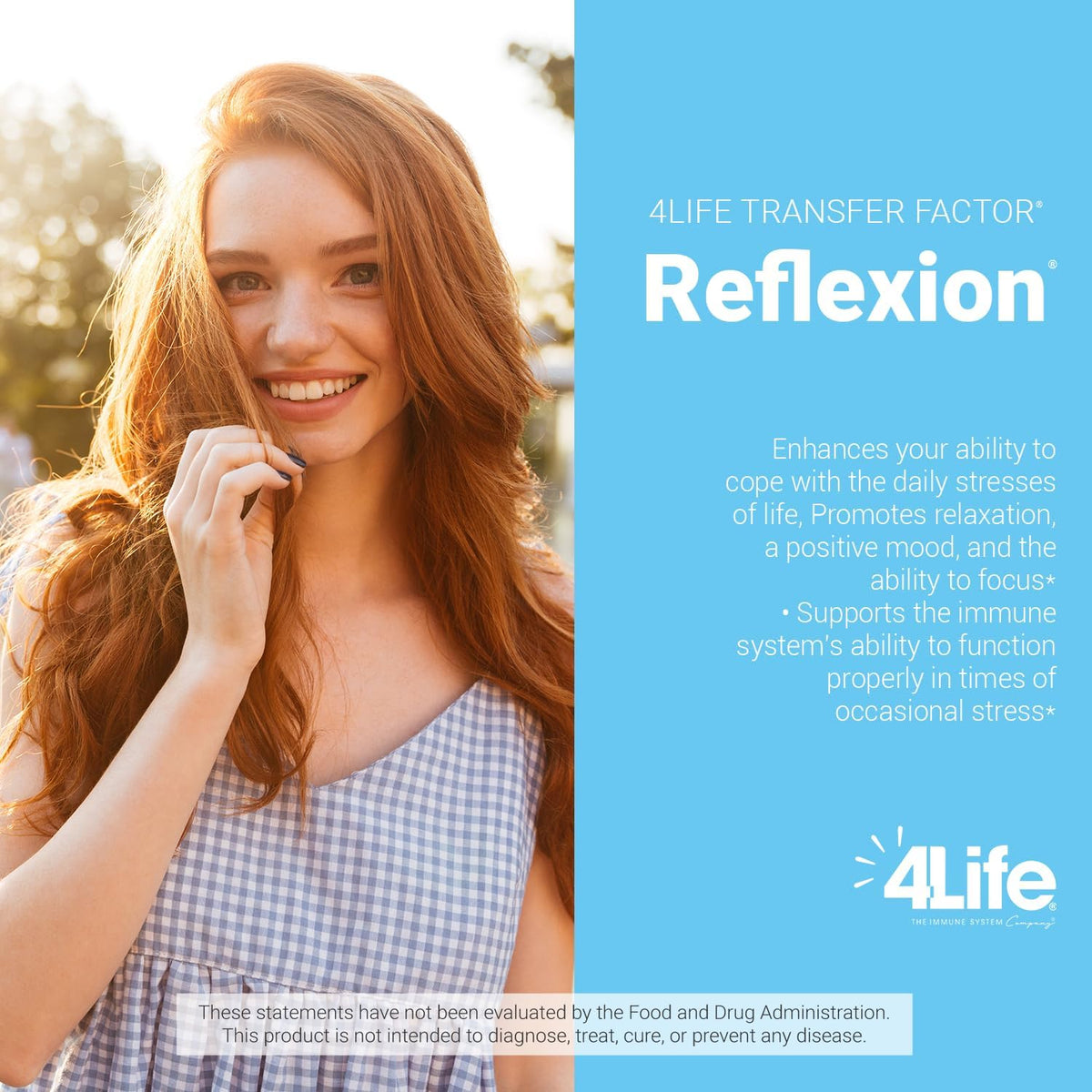 4Life Transfer Factor Reflexion Mood Support with L-Theanine, 60 Capsules - görsel 4