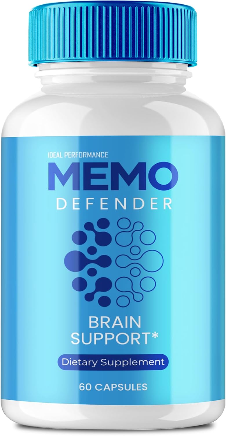 Memo Defender Brain and Memory Support Capsules, Memo Defender Memory Supplement, Advanced Formula Nootropic Capsules for Cognitive Health, MemoDefender Health Blend (60 Capsules) - görsel 1