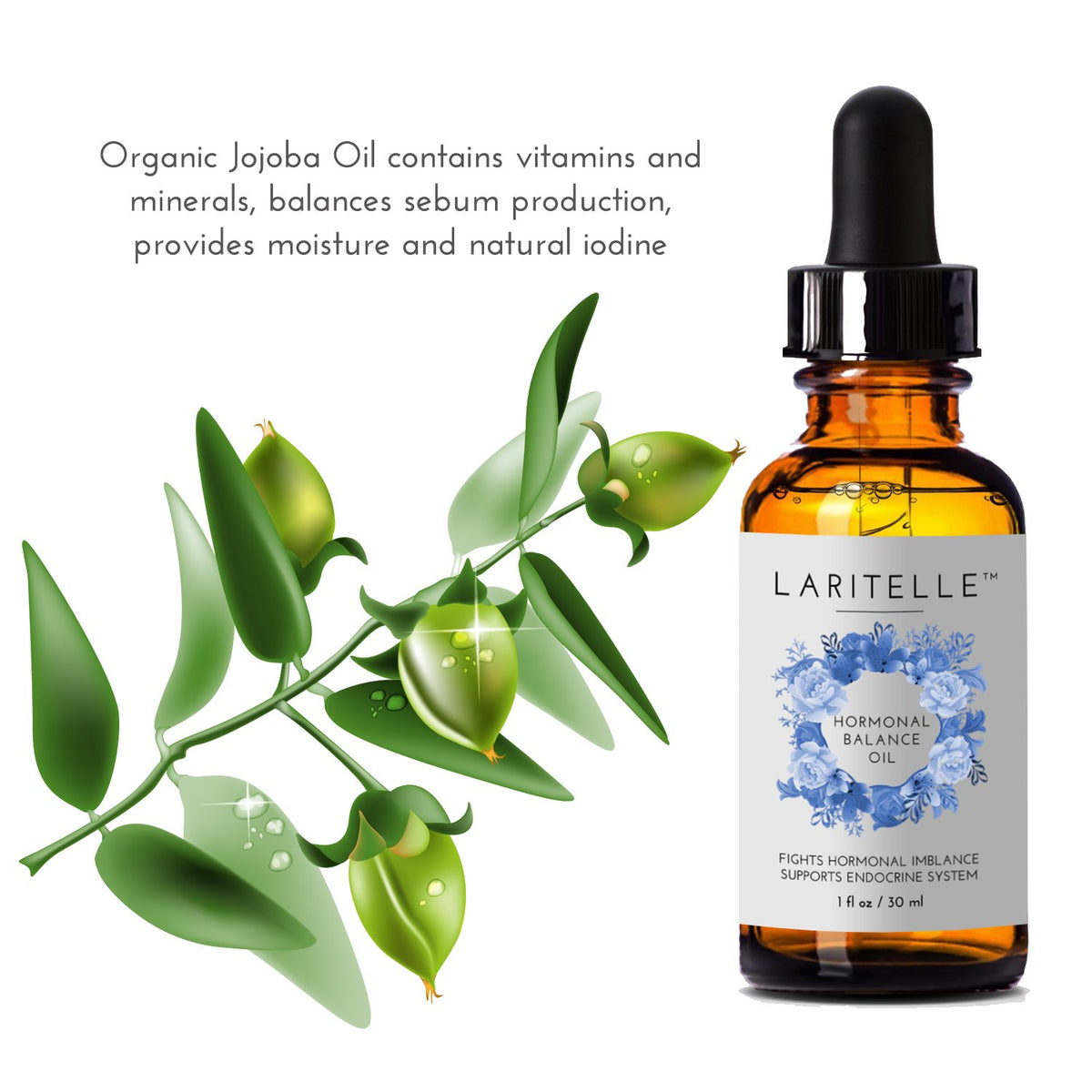 Laritelle Organic Hormonal Balance & Thyroid Support Treatment - 30 ml - görsel 5