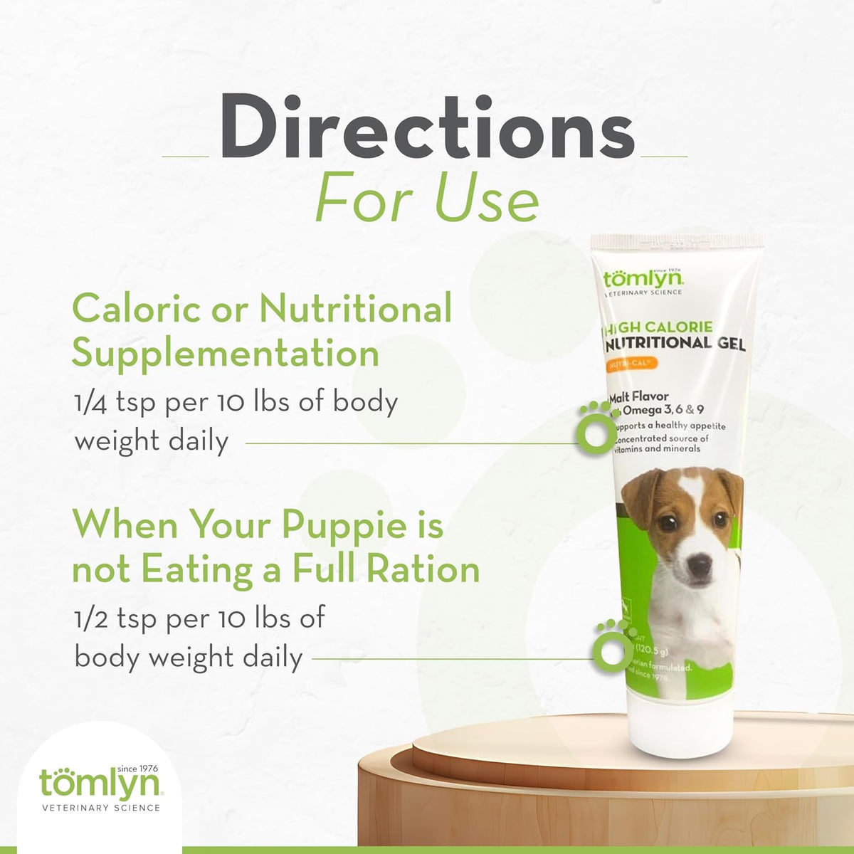 TOMLYN Nutri-Cal Malt-Flavoured High-Calorie Nutritional Gel for Puppies (120g, 3-Pack) - görsel 5