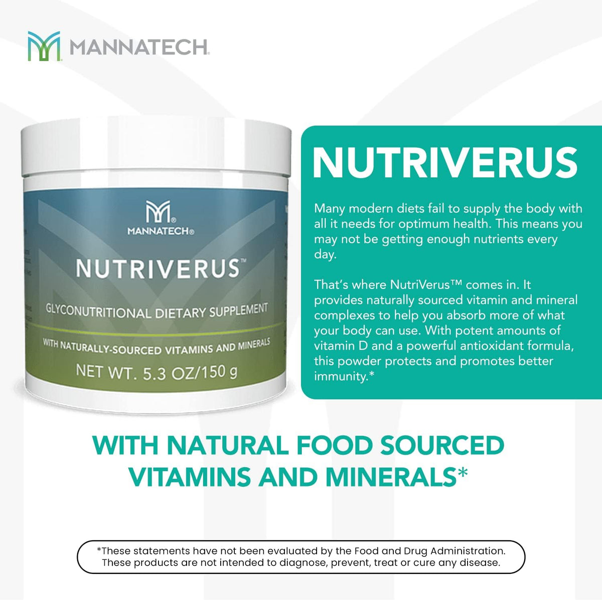 NutriVerus Glyconutritional Supplement - görsel 3