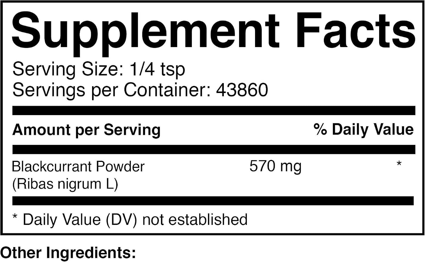 Prescribed For Life Blackcurrant Fruit Powder – Rich in Vitamin C and Anthocyanins (25 kg) - görsel 2