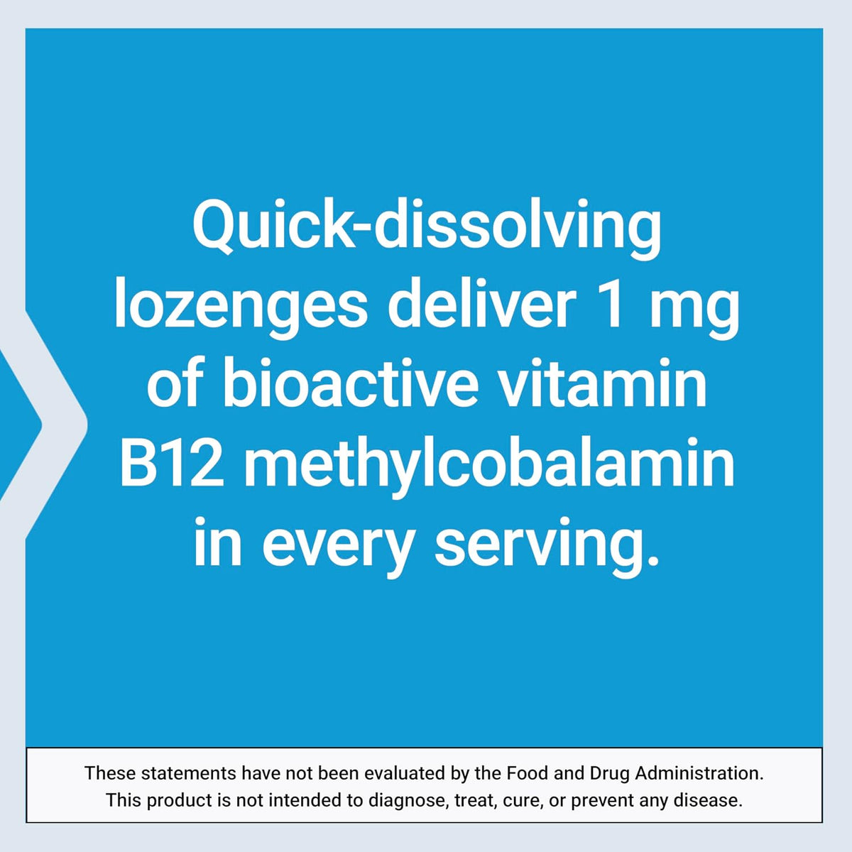 Life Extension Vitamin B12 Methylcobalamin, 1 mg, Quick-Dissolving Lozenges, 60 Lozenges - görsel 6