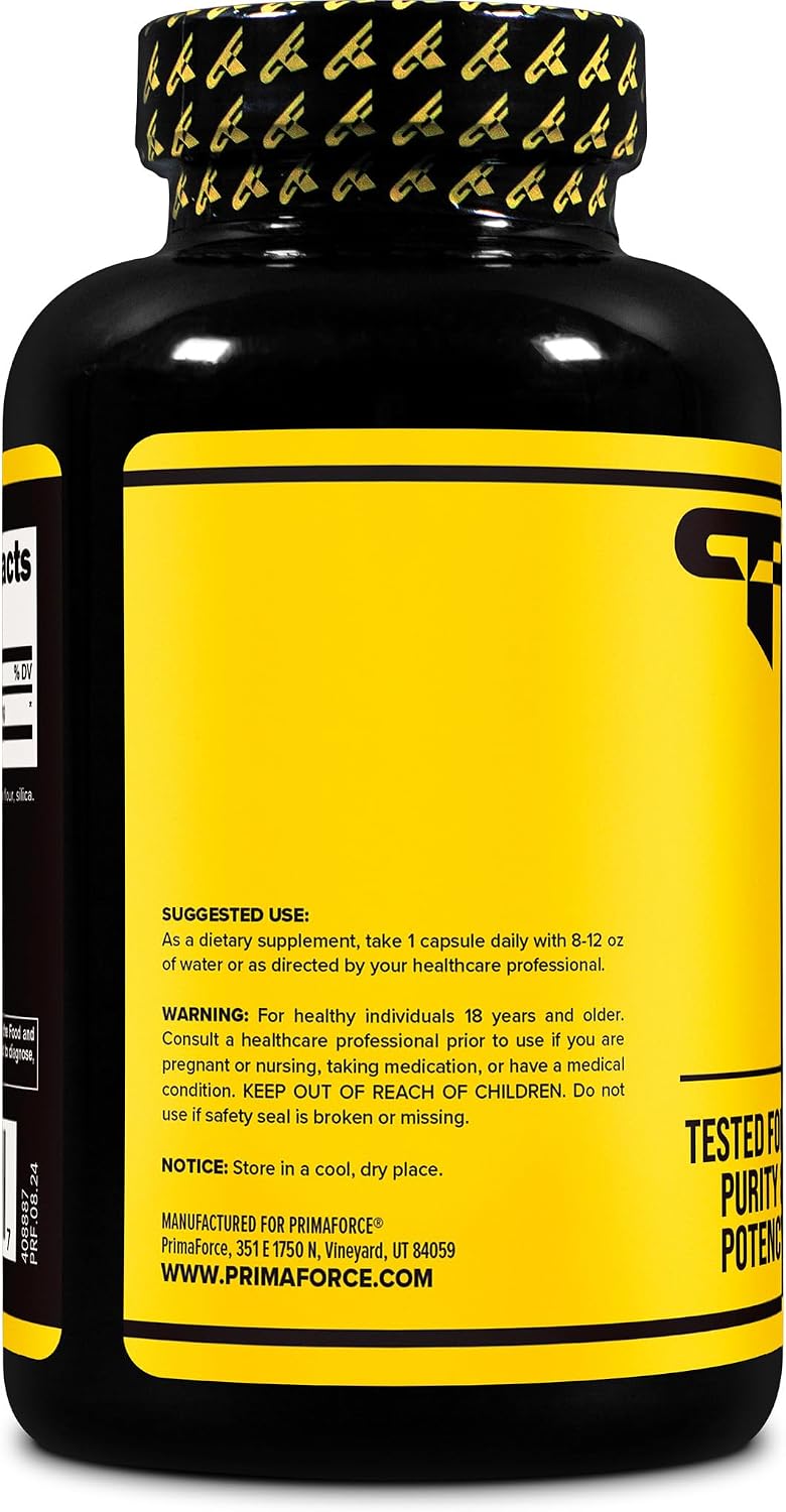 Primaforce L-Tyrosine Capsules 180 Capsules, 500 mg per Serving - görsel 3