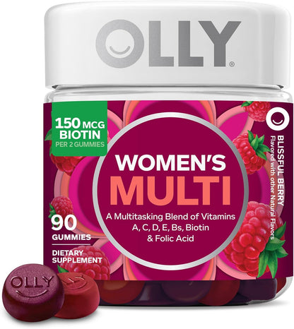 OLLY Women's Multivitamin Gummy – Berry Flavour – 90 Gummies