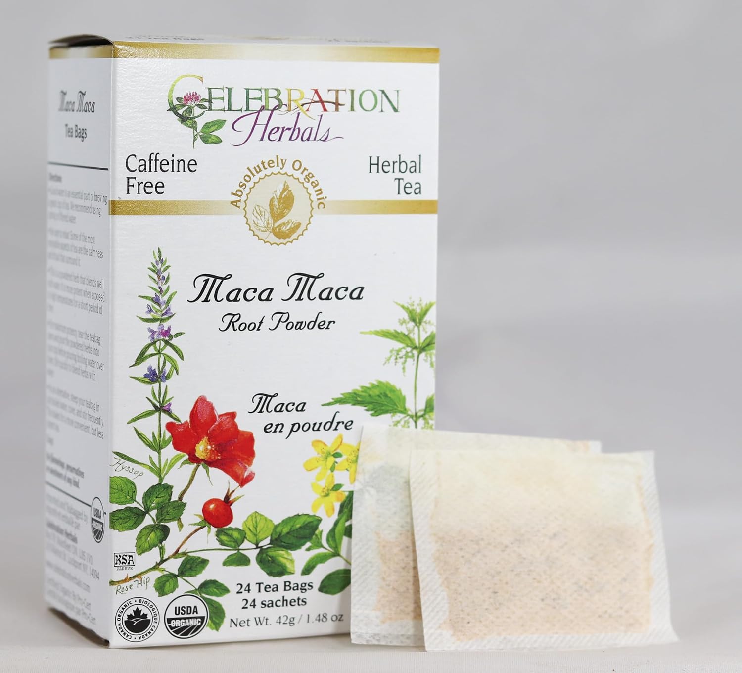 CELEBRATION HERBALS Organic Maca Root Powder 24 Sachets - görsel 2