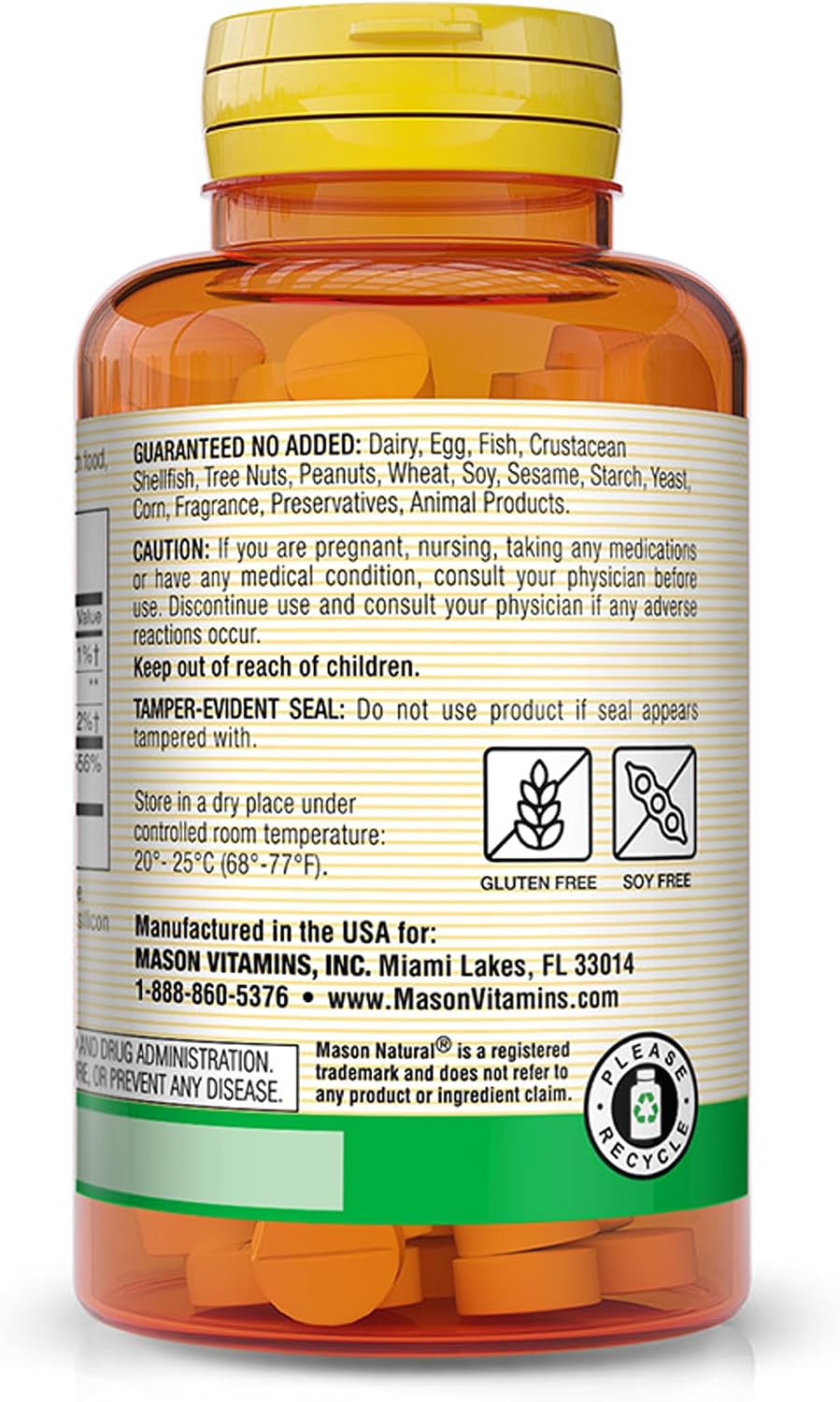 MASON NATURAL Vitamin C 500 mg Chewables – Orange Flavour (100 Chewables) - görsel 3