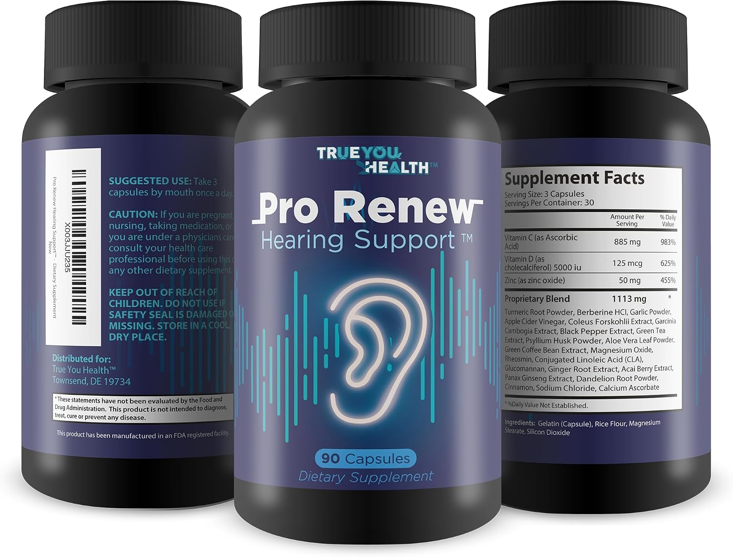 Pro Renew Hearing Support – Advanced Hearing Formula with Vitamin D and Antioxidants - görsel 4