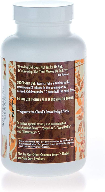 Common Sense Herbal Products Lymphatic Health: Immune Support (120 Tablets)