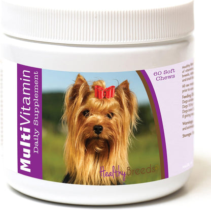 Healthy Breeds Yorkshire Terrier Multivitamin Soft Chews 60 Count