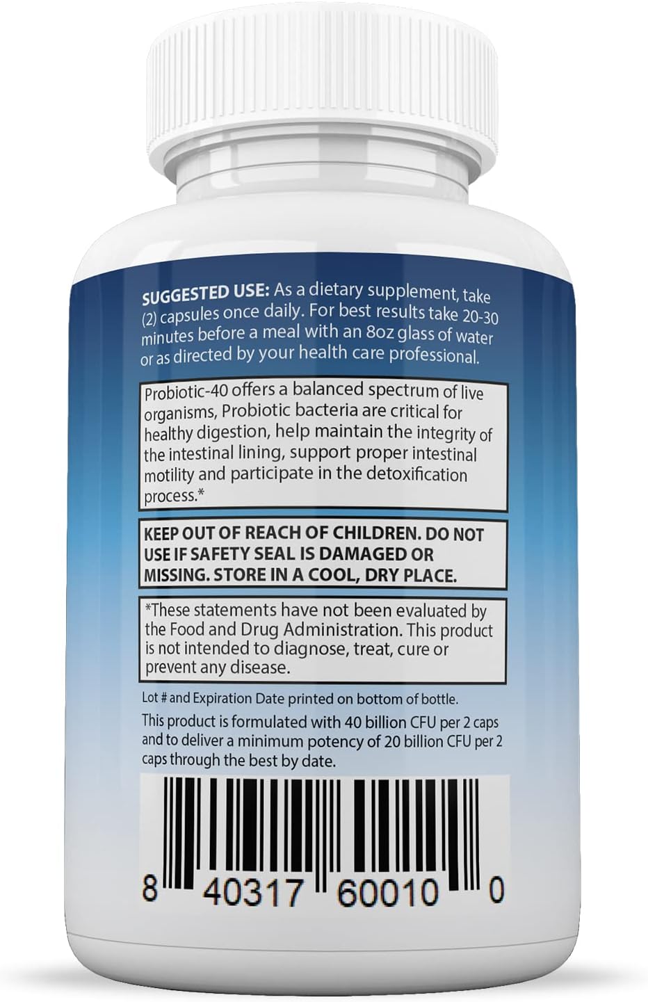 Justified Laboratories Fungus Defend Max Probiotic 40 Billion CFU (60 Capsules) - görsel 5