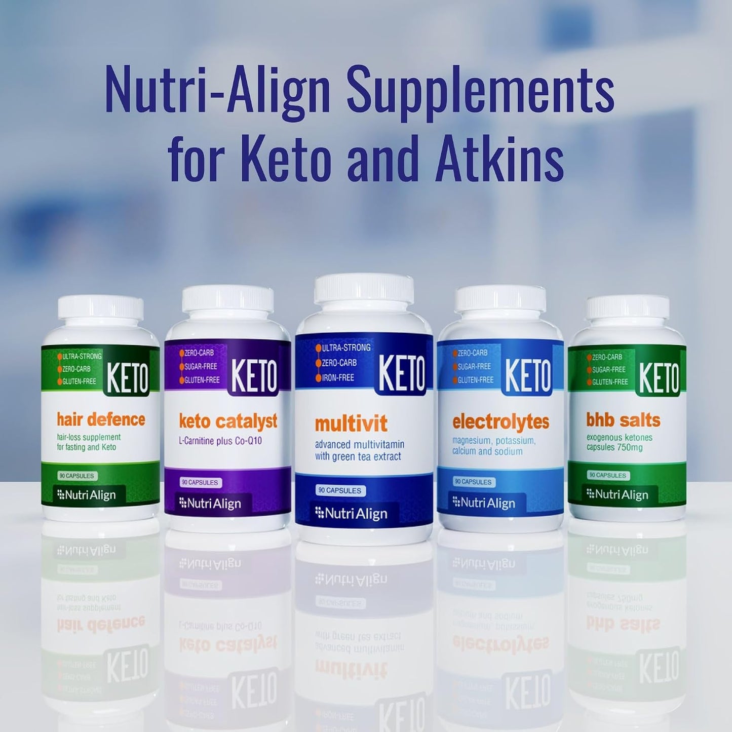Nutri-Align Hair Defence Biotin Complex - 2500mcg Biotin with Vitamin A, Folic Acid & Calcium, 90 Capsules - görsel 7
