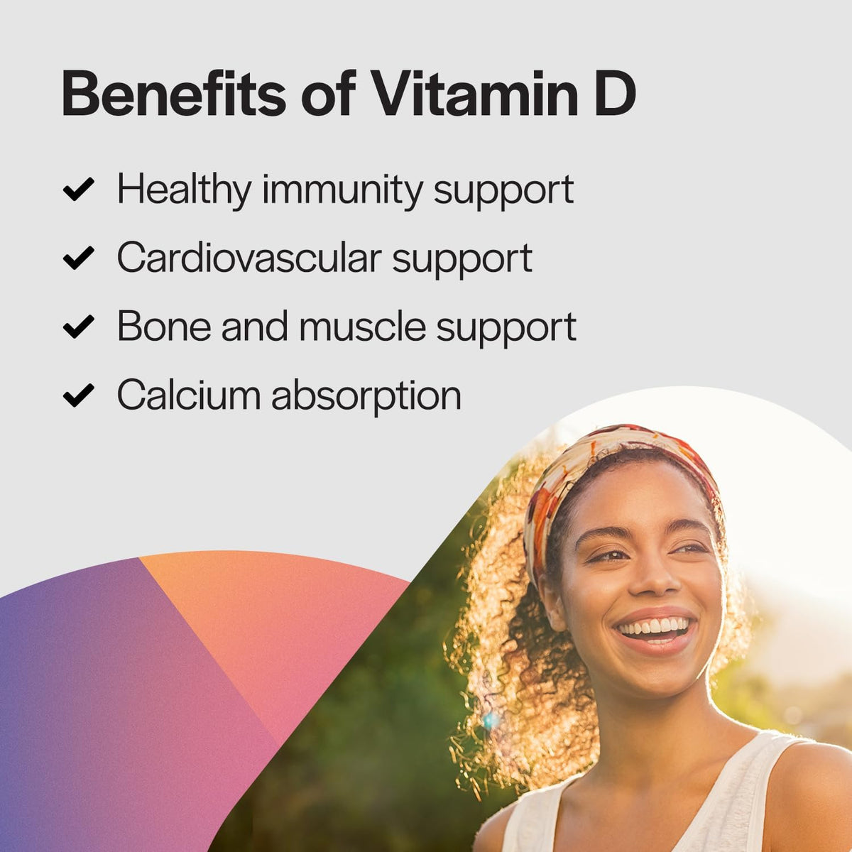 PureFormulas Vitamin D3 K2 5000 IU Supplement - Calcium Absorption, Bone & Immune Support, Soya-Free, Non-GMO, 60 Vegetarian Capsules - görsel 5