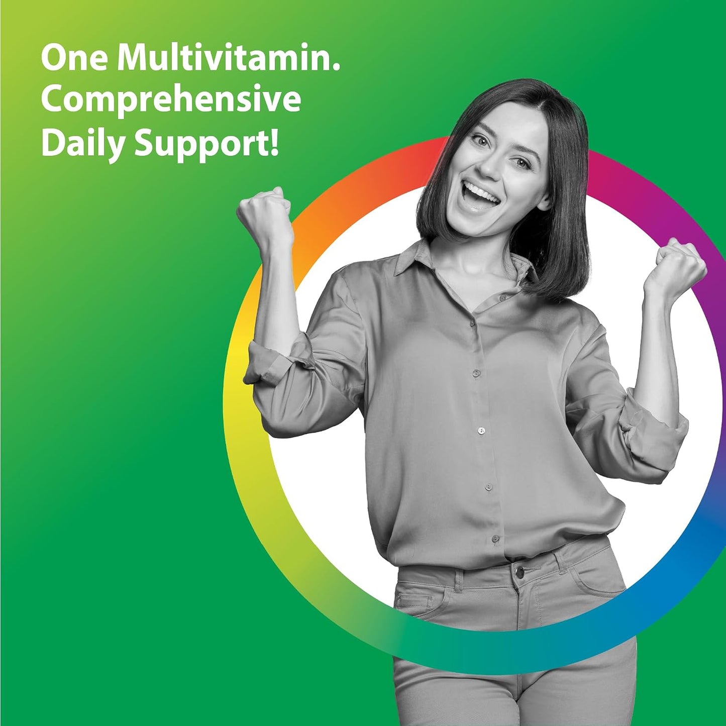 Rainbow Light Women's Multivitamin - 120 Capsules - with Organic Fruits and Vegetables - Vegetarian, Non-GMO - görsel 3