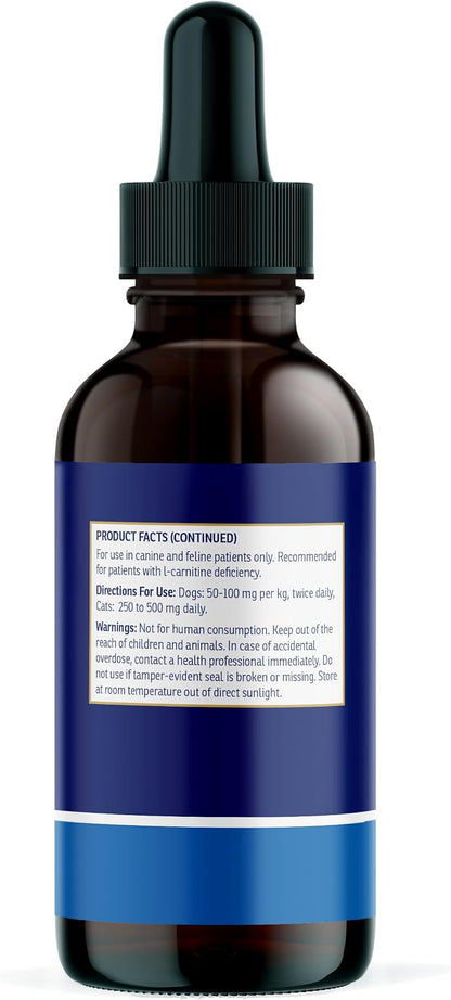 Rx Vitamins LiquiCarn - Pure L-Carnitine for Dogs and Cats, Bacon-Liver Flavour, 118 ml