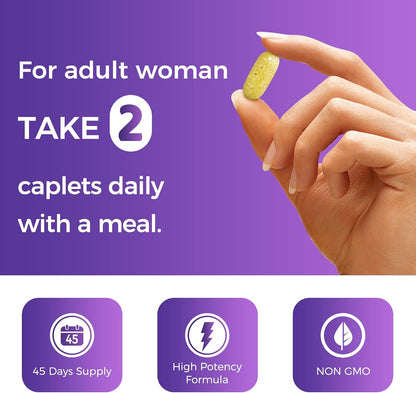 Vitamin World Ultra 360 Multivitamin for Women with Collagen & Herbs - 90 Caplets